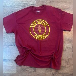 Sun Devils Maroon Football Tee